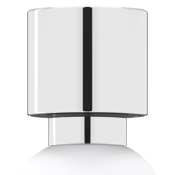 The cap with the dark slit lit